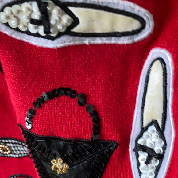 Vintage sequinned cardigan the collective works of Berek by Takako Sakon - Picture 8 of 15